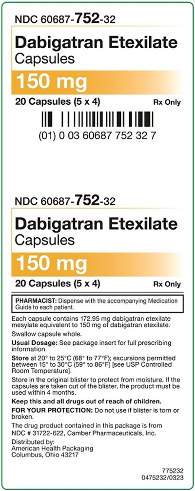 150 mg Carton.jpg 150 mg Dabigatran Etexilate Capsules Carton - 150 mg Carton